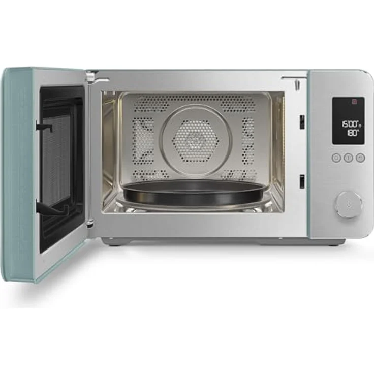 Smeg MOC02EGMEU Kombi-Mikrowelle, Emerald Green, 9 Garfunktionen, Inverter-Technologie, LCD-Farbdisplay, Grill- und Heißluftfunktion – Bild 5