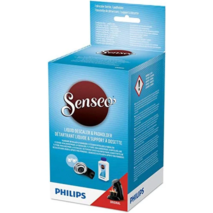 Philips CA6522/02 Senseo® Pflegeset, 2-Tassen Padhalter und Entkalker 250ml – Bild 2