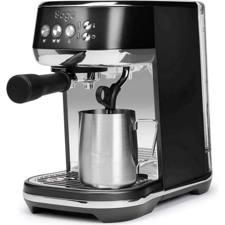 Sage SES500 the Bambino Plus Espressomaschine Siebträgermaschine, schwarzer Edelstahl – Bild 2