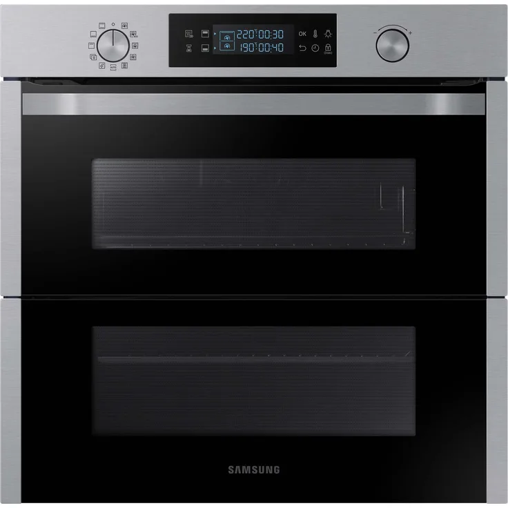 Samsung NV75N5641RS 60 cm, Einbaugerätbackofen, A+, Elektrisch, Volumen 75 l, Display, Teleskopauszug, 41 kg, Frontdekor Edelstahl, Integrierter Timer