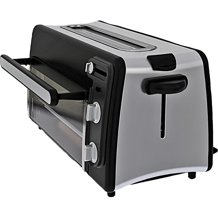 Tefal TL6008 Toast n Grill 2in1 Toaster und Mini-Ofen Langschlitztoaster, 1300W, schwarz, silber – Bild 3