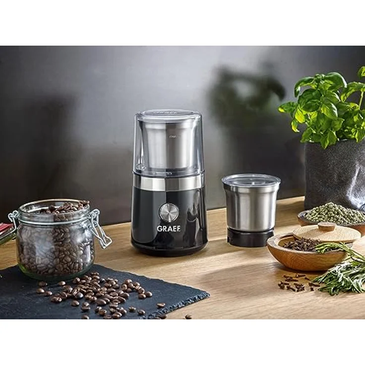Graef CM 102 Kaffeemühle Gewürzmühle schwarz – Bild 2
