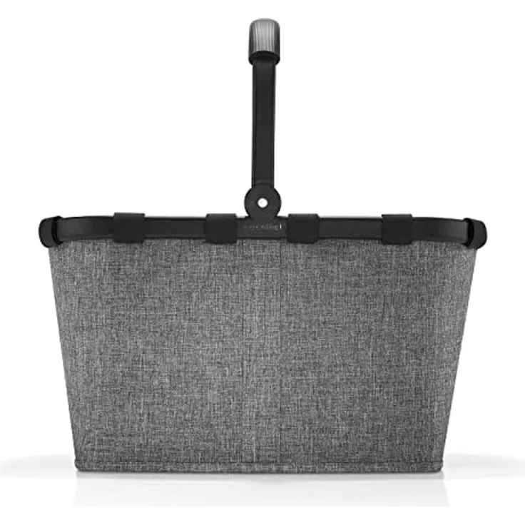 reisenthel carrybag Twist Silver - Stabiler Einkaufskorb mit viel Stauraum und praktischer Innentasche – Elegantes und wasserabweisendes Design – Bild 2