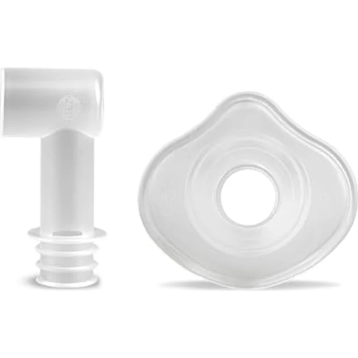 PARI Baby Maske Gr.1 mit Baby Winkel zur Verwendung mit einem Inhaliergerät mit Vernebler - Inhalationsmaske für Babys – Vernebler Maske für Ihr Inhalationsgerät – PARI BOY Zubehör – Bild 1