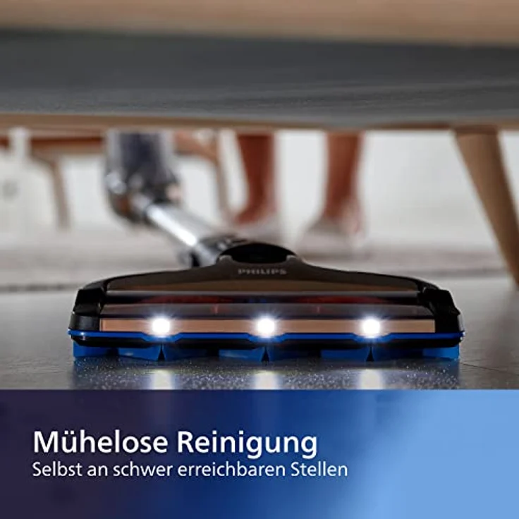Philips FC6826-01 SpeedPro Max Kabelloser Staubsauger (mit Akku, 360°-Saugdüse, 65 Min. Akkulaufzeit) kupfer – Bild 5