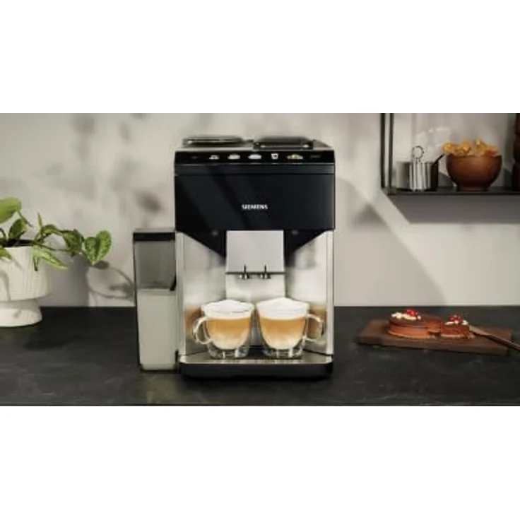 Siemens TQ515D03 EQ500 Kaffeevollautomat Edelstahl - Klavierlack schwarz, Kaffeevollautomat, Schwarz – Bild 3