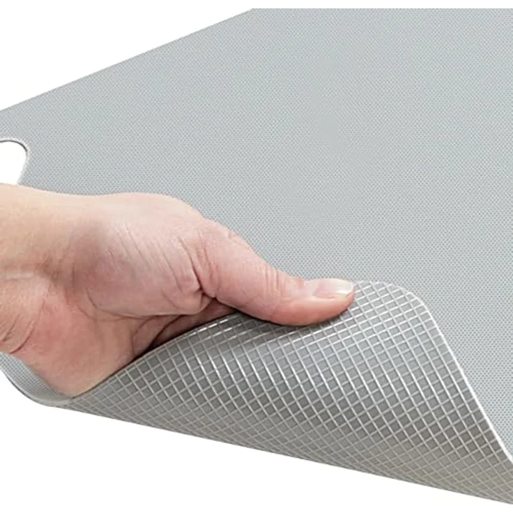 KESPER Flexible Schneidunterlage, Anti-Rutsch 2er Set, Kunststoff (PP), 38 x 28 x 0,2 cm, Grün und Hellblau, hitzebeständig bis 120°C, spülmaschinengeeignet – Bild 3