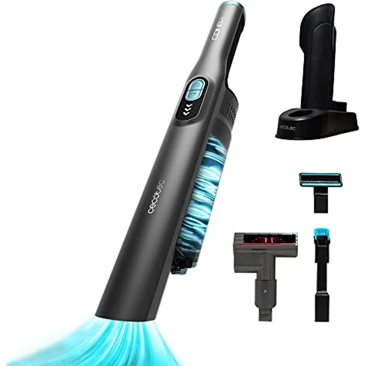 Cecotec Handstaubsauger Conga Rockstar Micro + Turbo. 210 W, digital, 20 kPa, Autonomie bis zu 40 min, 2 Modi, Zubehör: 2in1, Polsterung, Motorisierung von Polstern und Matratzen – Bild 1