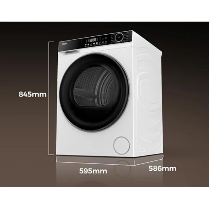 HAIER HD90-C657U1 Wärmepumpentrockner G5, 9 kg, intelligente Sensortechnologie, weiß – Bild 8