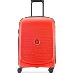 DELSEY PARIS - BELMONT PLUS - Hartschalenkoffer Slimline - 55x40x20 cm - 33 Liter - XS - Rot verwelkt