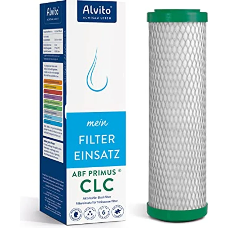 Alvito ABF Primus CLC Wasserfilter, Aktivkohle, Grün, Geeignet Carbonit Filtersysteme