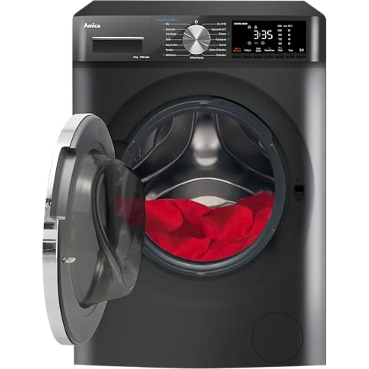 Amica WA 484 085 G Waschmaschine, dunkel Grau, 8,0 kg Fassungsvermögen, Energieeffizienzklasse A – Bild 5