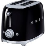Smeg Toaster TSF01BLEU, für 2 Scheiben, 950 W, 6 verschiedene Röststufen, 50's Retro Style Design