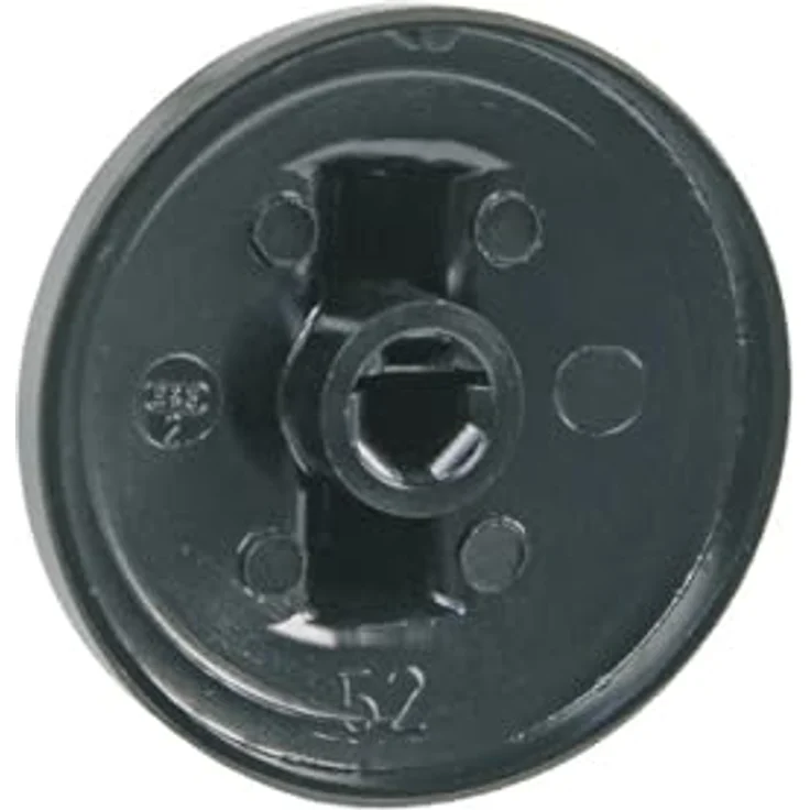 EUROPART Universal Knebelset 9-teilig Drehknopf Knebel schwarz für Backofen Herd Ofen, passend für Normachse 6 mm Ø / 4,6 mm – Bild 3