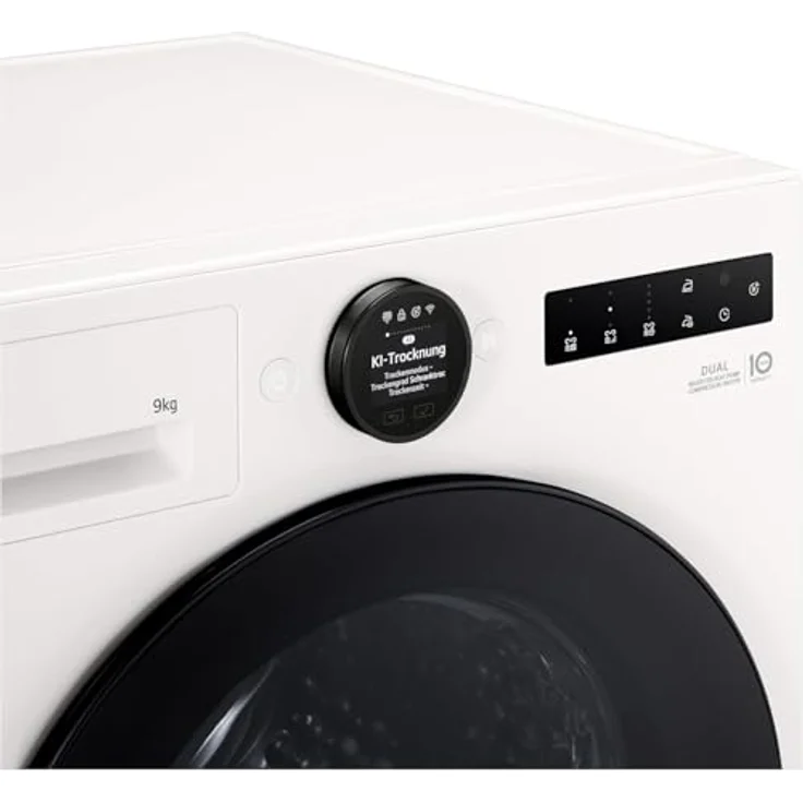 LG RT90X8C Wärmpepumpen Trockner, Energie A+++, 9 kg Kapazität, AI Dry, Allergy Care, weiß – Bild 2