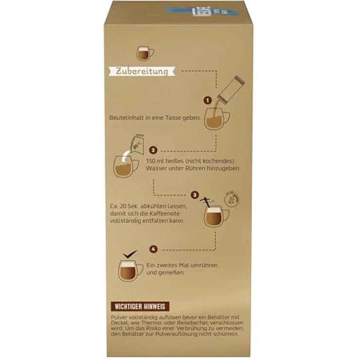 Nescafe Typ Cappuccino Weniger Süß Getränkepulver Löslich 125g – Bild 4