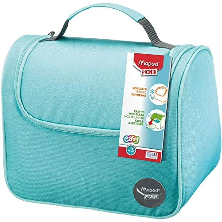 Isolierte Lunch Tasche von Maped, passend zu den Picnik Lunchboxen und Trinkflaschen, Farbe Türkis – Bild 5