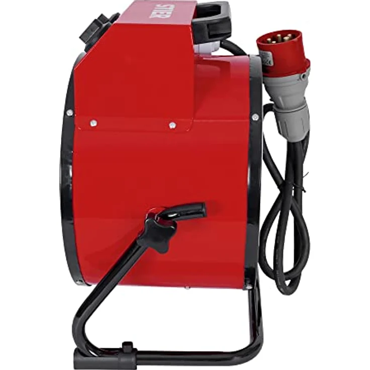 STIER Keramik-Heizlüfter 5,0 kW, stufeloses Thermostat, Elektroheizer, Heizgerät. Heizstrahler für Werkstatt, Camping, Lagerhallen, Garage, 400 V, 50-60 H, 5000 Watt Leistung - Preisvergleich – Bild 5