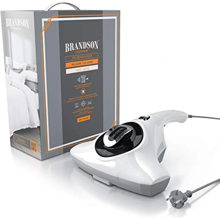 Brandson Milbenstaubsauger 300W - Milben-Handstaubsauger mit UV Sterilisationslicht - -Schmutzbehälter 150 ml - desinfiziert Betten Bekleidung Polstermöbel - Milbensauger ideal für Allergiker – Bild 6