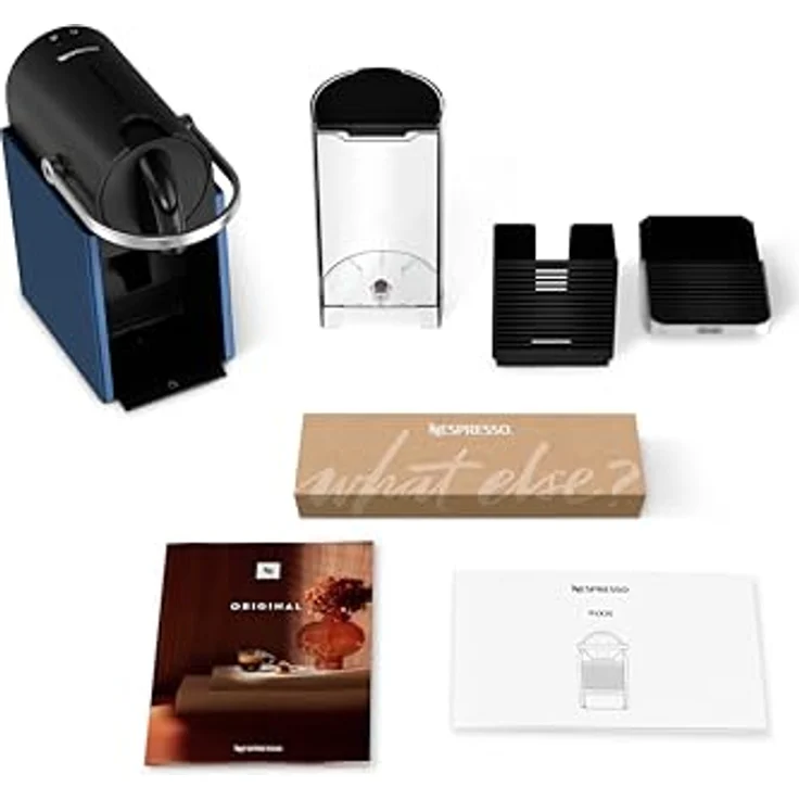 De'Longhi Kapsel-/Kaffeepadmaschine Pixie EN127.BL Kaffeekapselmaschine blau/schwarz, Nespresso Kapselsystem, personalisierbare Kaffeeauswahl - Preisvergleich – Bild 4