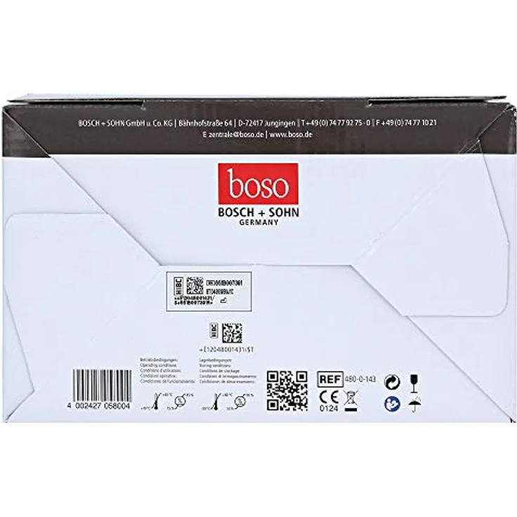 boso medicus system Kabelloser Blutdruckmesser für die Messung am Oberarm mit Arrhythmie-Erkennung Inkl. Universal-Zugbügelklettenmanschette (22-42cm) – Bild 2