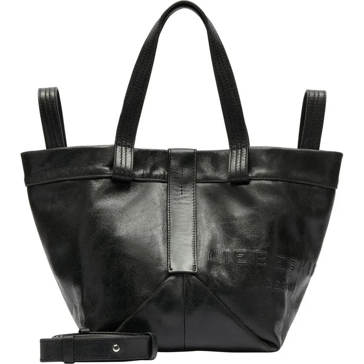 Liebeskind Berlin Shopper Elvira Shopper S, Leder in black, mit Maßen 20 x 25 x 19 cm