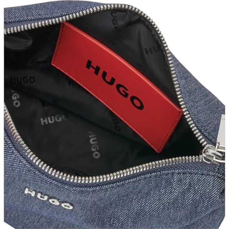 Hugo Ilene Umhängetasche, 22 cm, blau, 100% Polyester, Maße: 22 cm x 10 cm x 19 cm – Bild 4