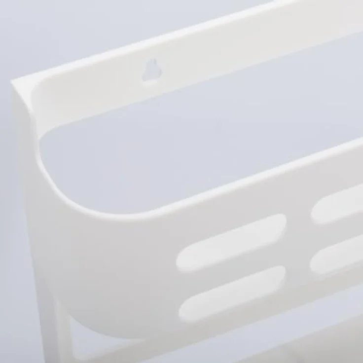 Westmark Gewürzregal, Für Wand- und Innentürbefestigung, 37,9 x 6,9 x 34,9 cm, Kunststoff, Weiß, Parato, 52202260 – Bild 5