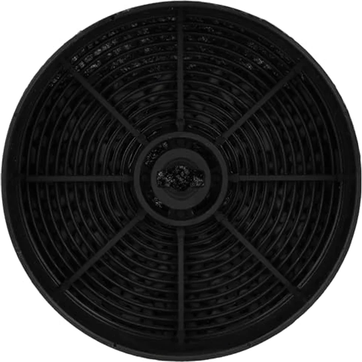 vhbw 4x Aktivkohlefilter Ersatz für Dunstabzugshaube Airlux CR780, CR790, CR800, 12,4 cm, schwarz, verbessert Umluft und verhindert Geruchsbildung – Bild 3
