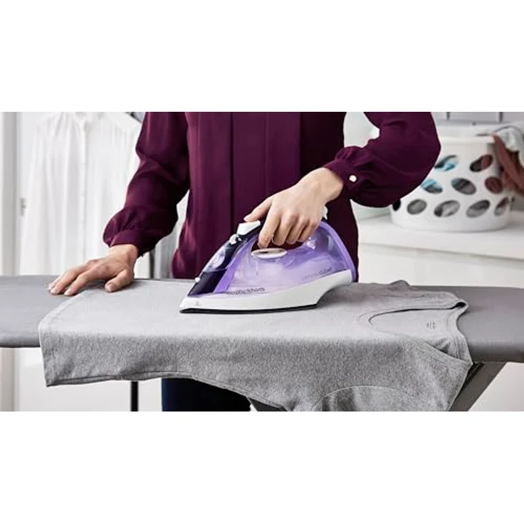 Morphy Richards Dampfbügeleisen Kristall klar Wassertank 2400 W Amethyst 300301, 2,5m langes Kabel, 40 g/min Dampf, 115 g Steam Boost – Bild 4
