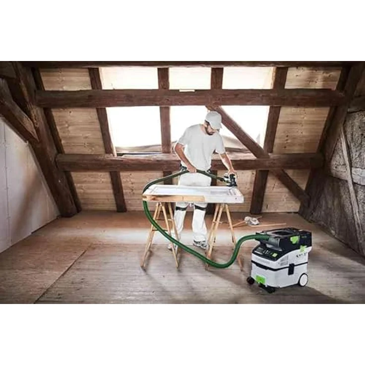 Festool Akku-Absaugmobil CLEANTEC CTLC MIDI I-Basic, mobiler Nass- und Trockensauger mit Bluetooth® Autostart, 36 V Turbine, Staubklasse L – Bild 4