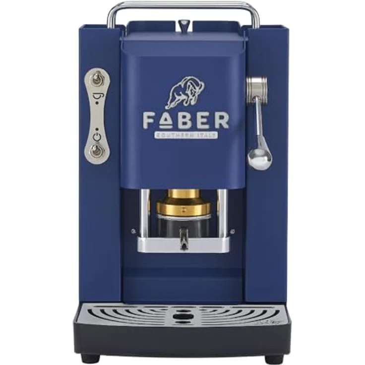Faber Coffee Machines Pro Deluxe 3.0 Chrom Kaffeepadmaschine, 44 mm ESE-Pad kompatibel, hygienischer Glastank, magnetisch abnehmbare Brühgruppe, edle Chrom-Details – Bild 2