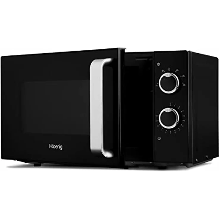 H.Koenig VIO8 Mikrowelle Compact Design, Standgerät, 700 Watt, 20 Liter Garraum, schwarz, Edelstahl – Bild 5