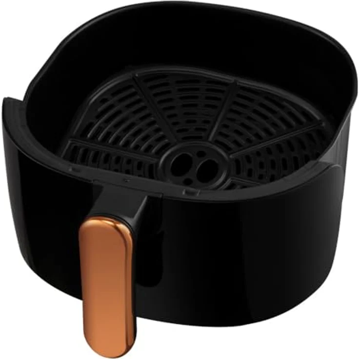 Russell Hobbs 26510-56 SatisFry Air Heißluftfritteuse, ohne Fett, 5 L, 1650 W, Touch-Display, Thermostat bis 200 °C, Kunststoff, schwarz, gold – Bild 6