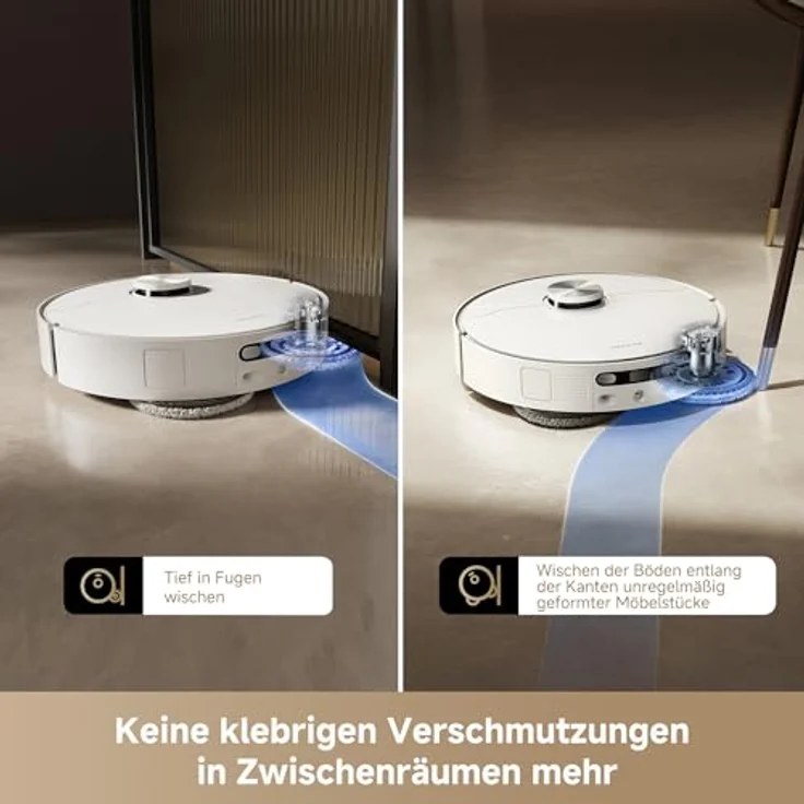 Dreame L40 Ultra AE, Saugroboter mit Wischfunktion, 19.000 Pa Saugkraft, All-in-1-Dock, für nassen und trockenen Schmutz – Bild 4