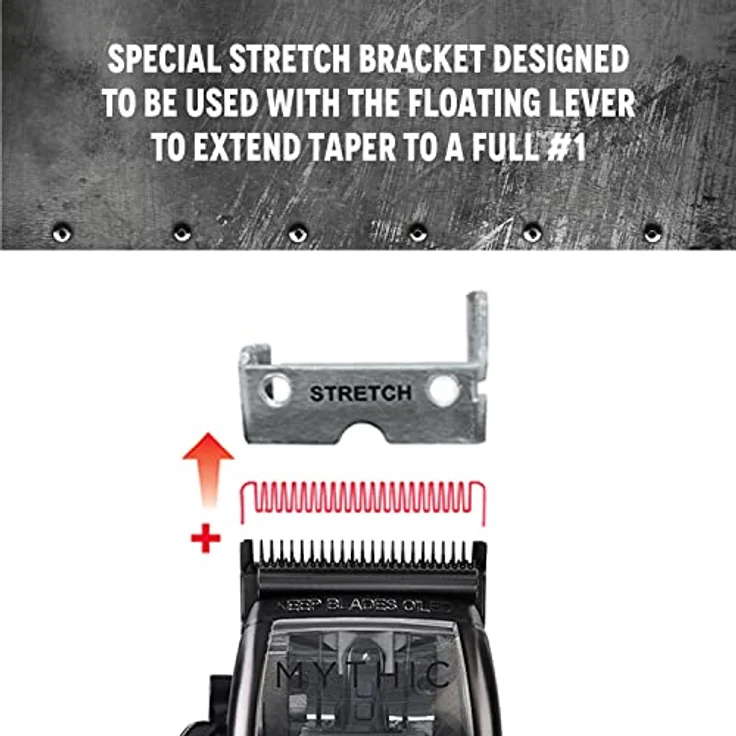 Professioneller Herren-Haarschneider Stylecraft by Gamma Più, Clipper mit Magnetmotor, 180 Minuten Autonomie ohne Kabel, Verstellbare Klinge, 8 Kämme, Klingenständer, Stabiles Metallgehäuse – Bild 4