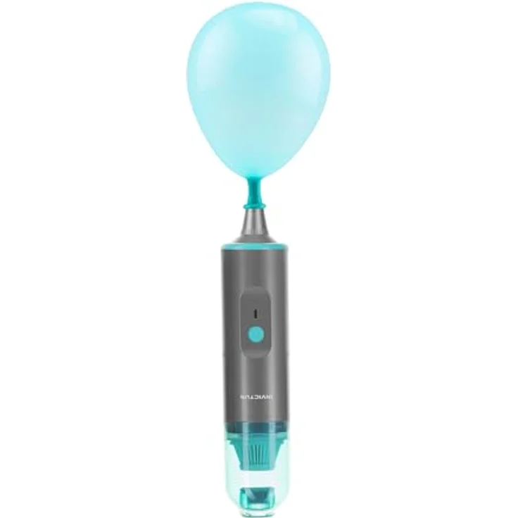 Genius Akku-Handstaubsauger Genius Invictus ONE Home Mini 2in1, 80 W, beutellos, Luftpumpe - Weiß – Bild 5