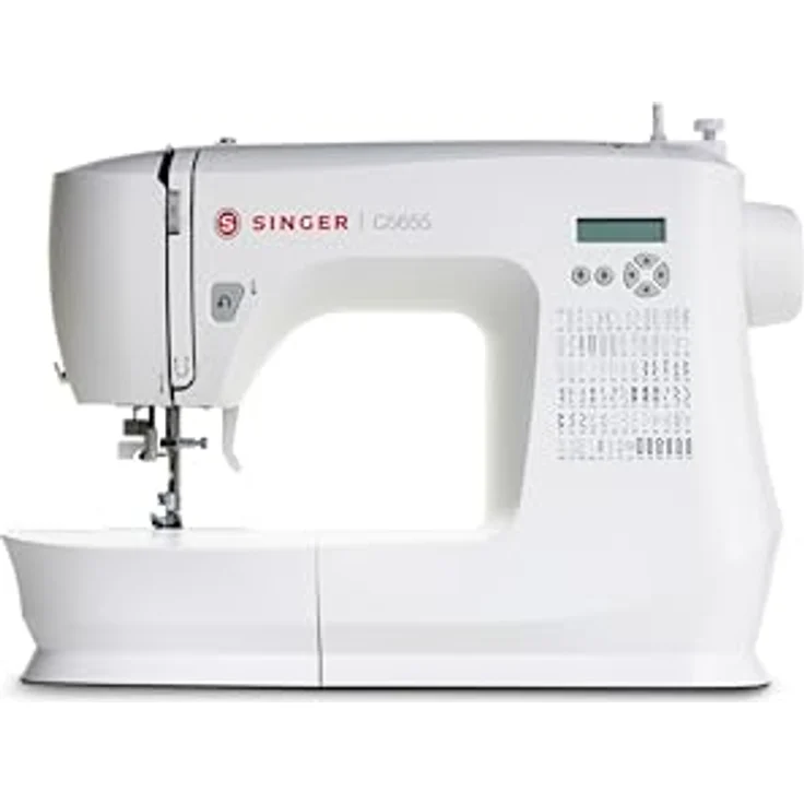Singer Nähmaschine Singer C5655, 80 integrierte Stiche, automatischer Nadeleinfädler, weiß – Bild 2
