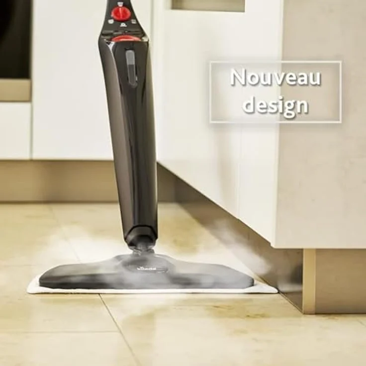 Vileda Steam PLUS XXL Dampfreiniger, 1.550 Watt, extra große Bodenplatte, schwarz – Bild 2