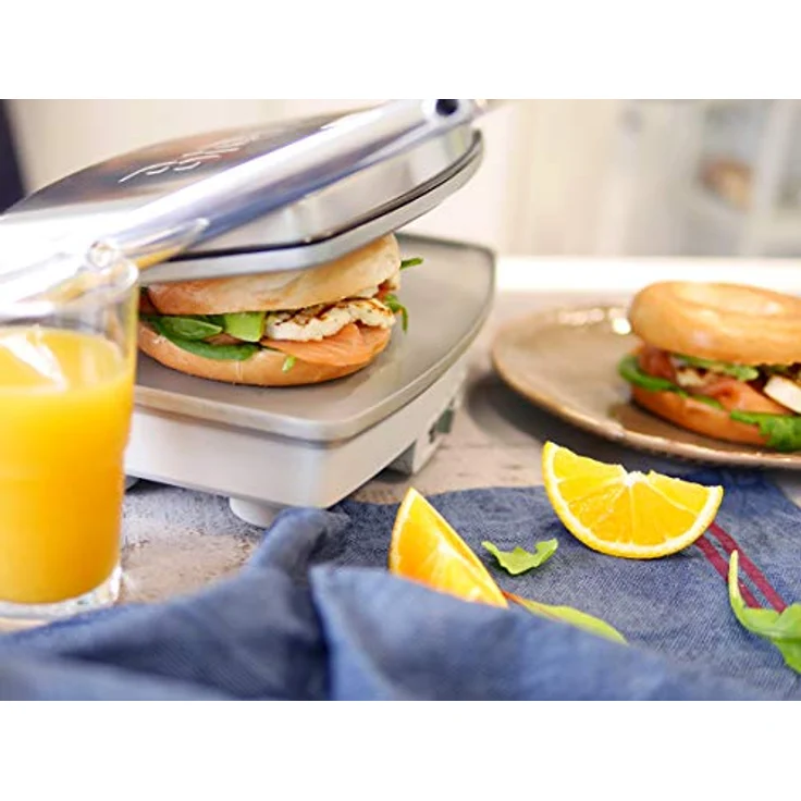 Breville VST071X-01 Sandwichmaker, Panini-Presse, Silber – Bild 3