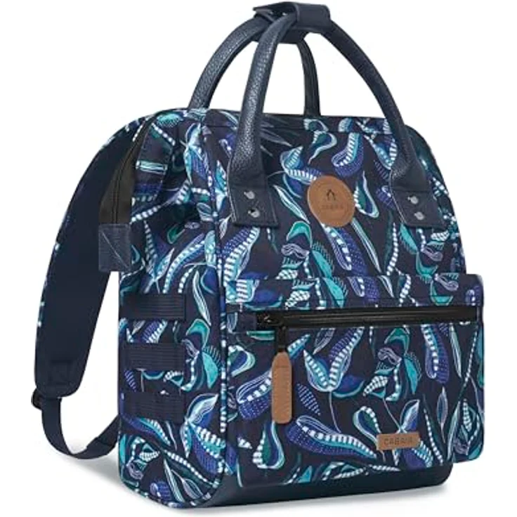 Cabaia Adventurer All Over Small City Rucksack, blau, 32 cm aus 100% Nylon, 23 cm x 13 cm – Bild 7