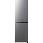 Hisense RB327N4ADD Kühl-Gefrier-Kombination, EEK D, Total NoFrost, wechselbarer Türanschlag, Flaschengitter, 171 Liter Kühlteil, 85 Liter Gefrierteil, Inox Look