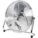 STIER Ventilator, 145 W, Bodenventilator in Metall-Optik, Durchmesser 50 cm, 3 Ventilationsstufen Geschwindigkeitsstufen, für Innen- und Außen geeignet, Kraftvoll, stabiler Standfuß