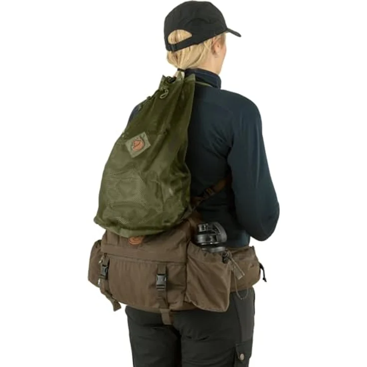 Fjällräven Singi Hip Pack, 31 cm, Nylon, dunkelgrün, 100% wasserdicht – Bild 4