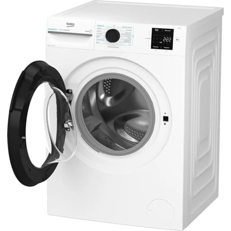 Beko BM3WFU3841X freistehende Waschmaschine, 8 kg, EnergySpin, Dampffunktion, Hygiene+, Coldwash, Weiß – Bild 15