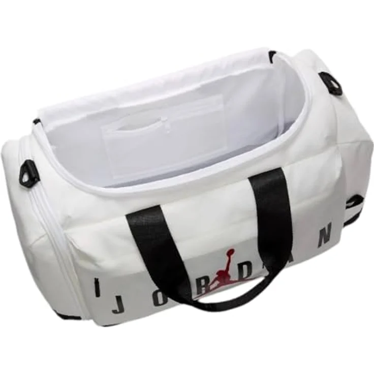 Jordan Sporttasche JAM VELOCITY DUFFLE, geräumige Reise- und Sporttasche mit Schuhablage, Schwarz – Bild 5