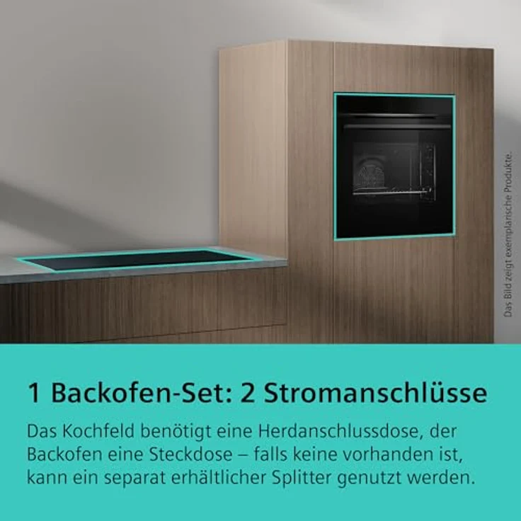 Siemens Einbau-Herd-Set PQ212KA10: EA64RGNA1E + HE273ABS3, selbstreinigender Backofen mit activeClean, 3D Heißluft, schwarz/Edelstahl – Bild 17