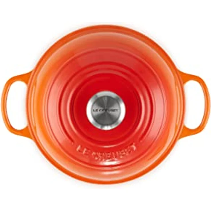 Le Creuset Signature Brot Bräter aus Gusseisen, 24cm, ofenrot – Bild 3