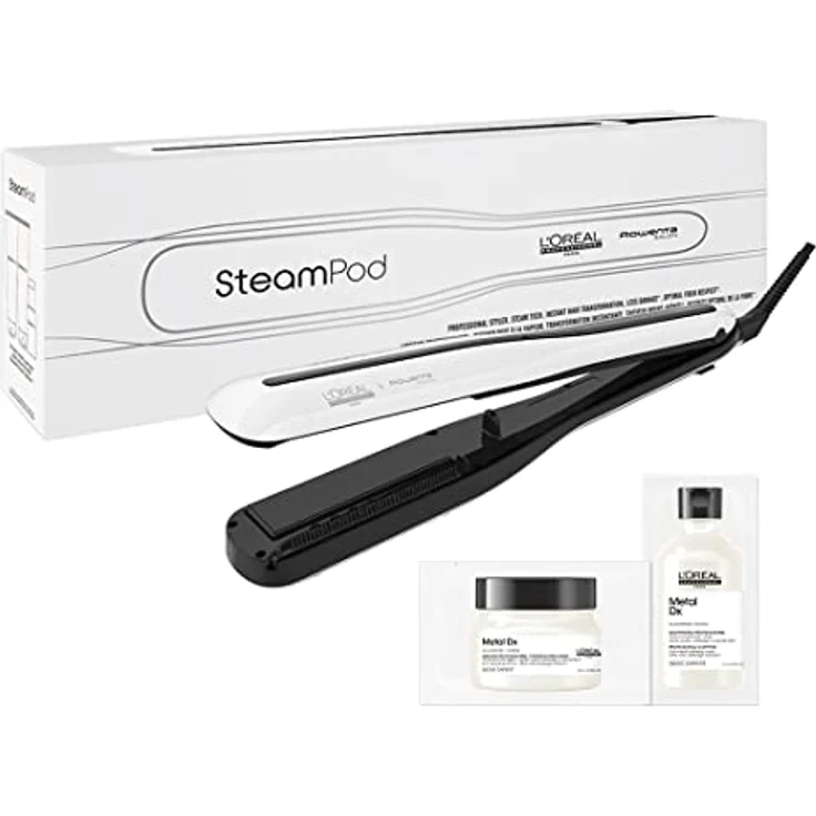 L'Oréal Professionnel SteamPod 3| Dampf-Glätteisen zum Glätten und Locken mit Shampoo & Maske zum Testen – Bild 1