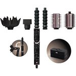 Shark FlexStyle Sparkle Limited Edition Black Diamond 5-in-1 Haarstyler & -trockner mit Lockenaufsatz, Paddelbürste, Ovalbürste, Konzentrator, Diffusor, Aufbewahrungsbox, ohne Hitzeschäden HD446JBEU